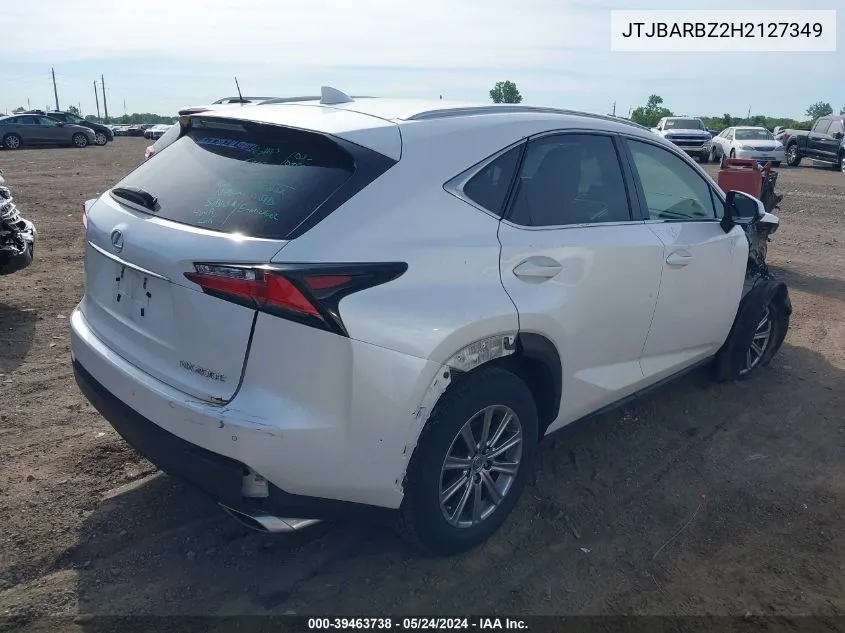 JTJBARBZ2H2127349 2017 Lexus Nx 200T