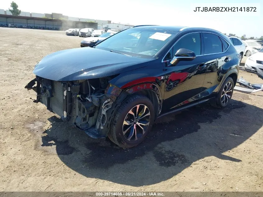 JTJBARBZXH2141872 2017 Lexus Nx 200T F Sport