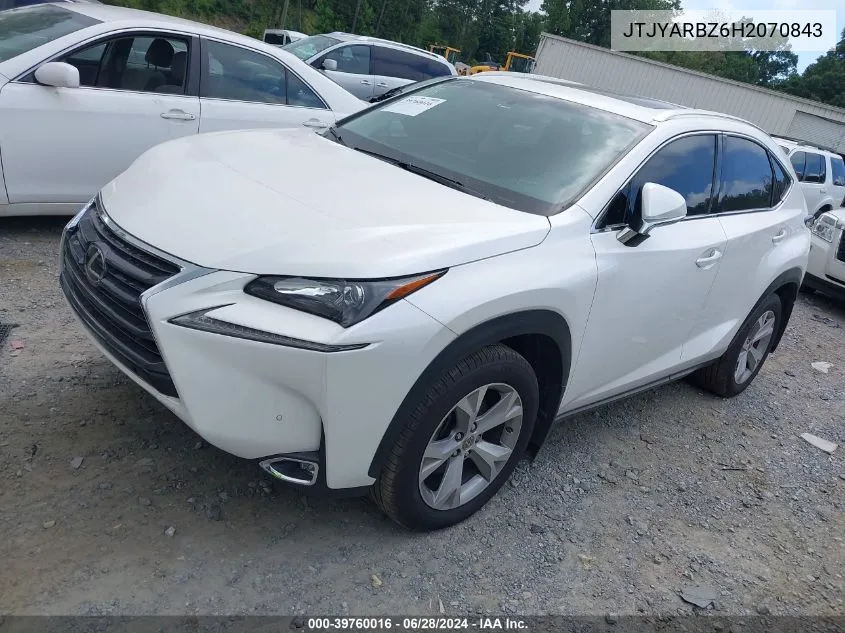 JTJYARBZ6H2070843 2017 Lexus Nx 200T