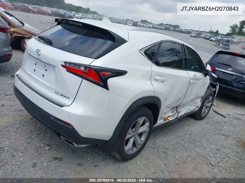 JTJYARBZ6H2070843 2017 Lexus Nx 200T