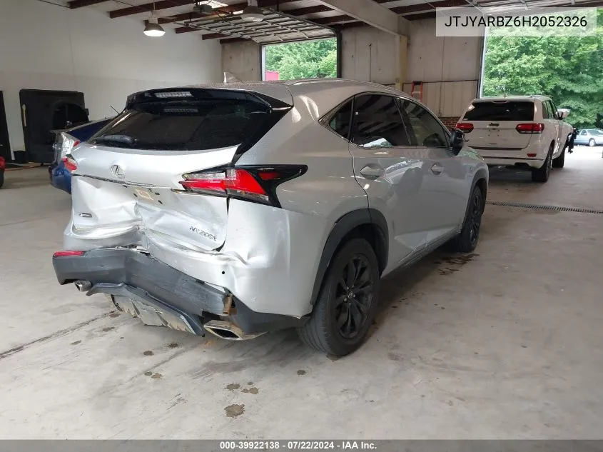 JTJYARBZ6H2052326 2017 Lexus Nx 200T F Sport