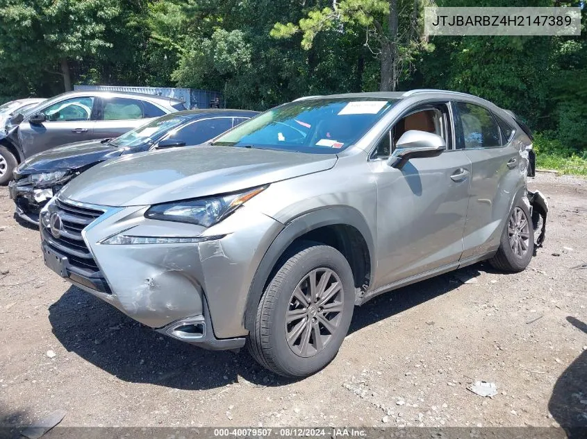 JTJBARBZ4H2147389 2017 Lexus Nx 200T