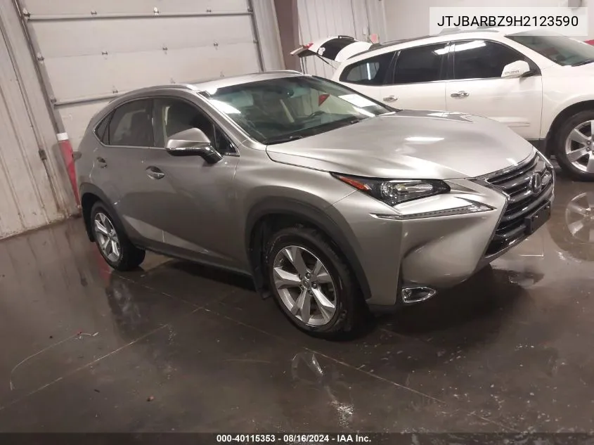 2017 Lexus Nx 200T VIN: JTJBARBZ9H2123590 Lot: 40115353