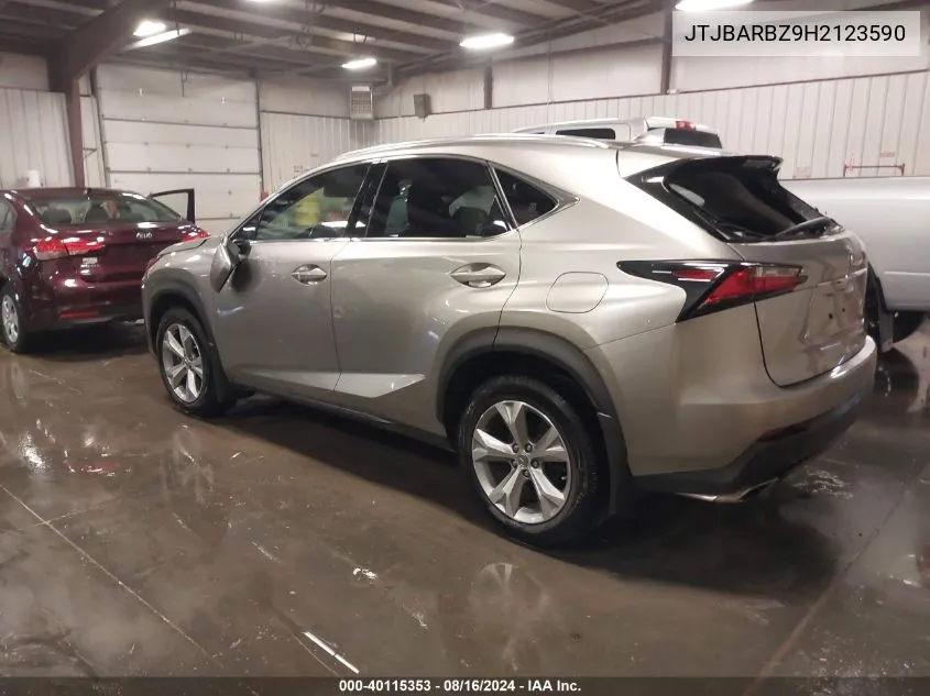 JTJBARBZ9H2123590 2017 Lexus Nx 200T