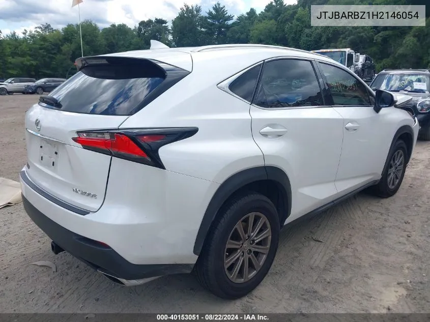 2017 Lexus Nx 200T VIN: JTJBARBZ1H2146054 Lot: 40153051