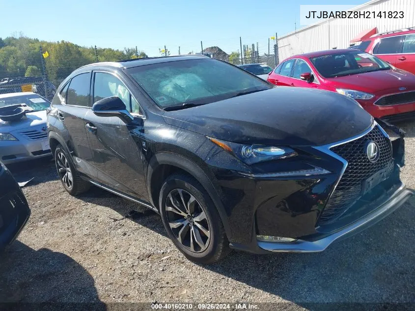 2017 Lexus Nx 200T 200T/Base/F Sport VIN: JTJBARBZ8H2141823 Lot: 40160210