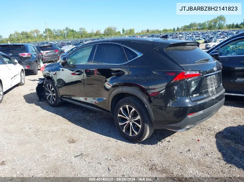 2017 Lexus Nx 200T 200T/Base/F Sport VIN: JTJBARBZ8H2141823 Lot: 40160210