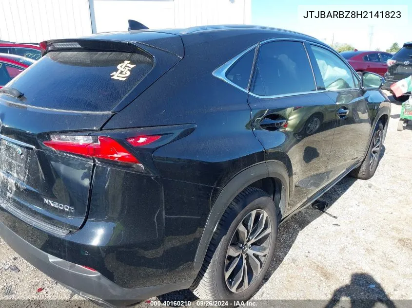 2017 Lexus Nx 200T 200T/Base/F Sport VIN: JTJBARBZ8H2141823 Lot: 40160210