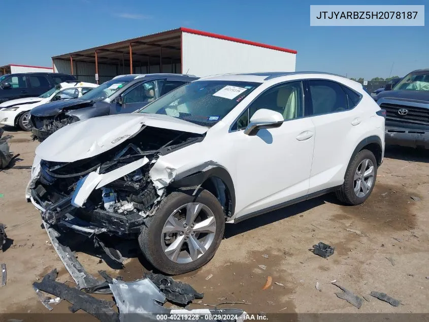 JTJYARBZ5H2078187 2017 Lexus Nx 200T