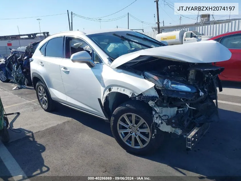 2017 Lexus Nx 200T VIN: JTJYARBZXH2074197 Lot: 40286869