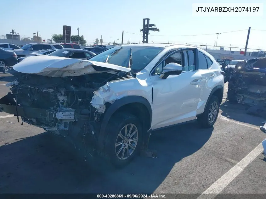 2017 Lexus Nx 200T VIN: JTJYARBZXH2074197 Lot: 40286869