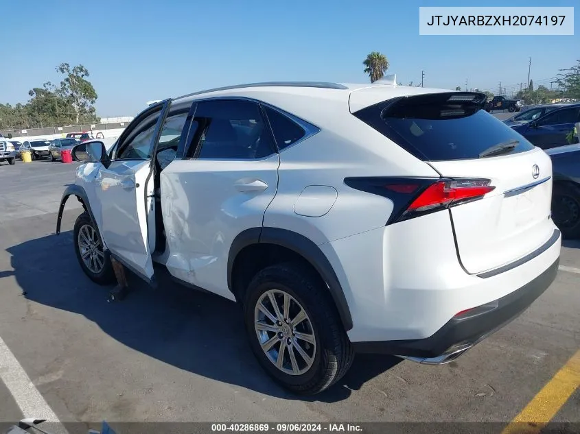 2017 Lexus Nx 200T VIN: JTJYARBZXH2074197 Lot: 40286869