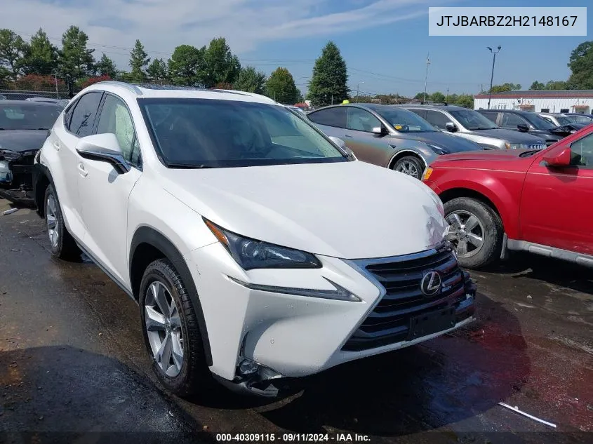 JTJBARBZ2H2148167 2017 Lexus Nx 200T/Base/F Sport