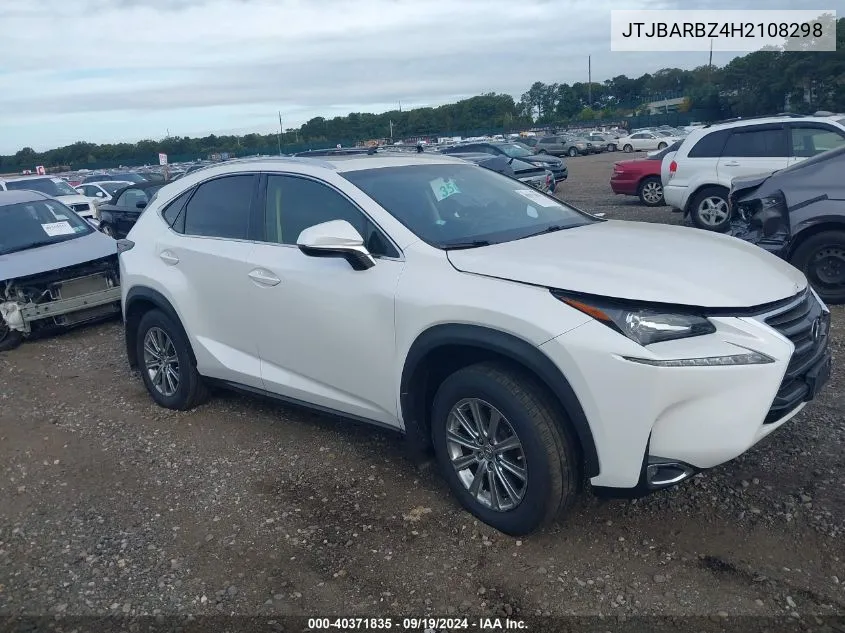 JTJBARBZ4H2108298 2017 Lexus Nx 200T