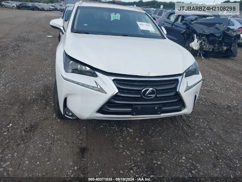 JTJBARBZ4H2108298 2017 Lexus Nx 200T