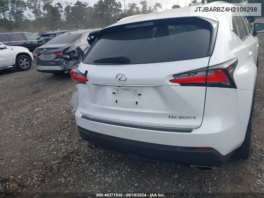 JTJBARBZ4H2108298 2017 Lexus Nx 200T