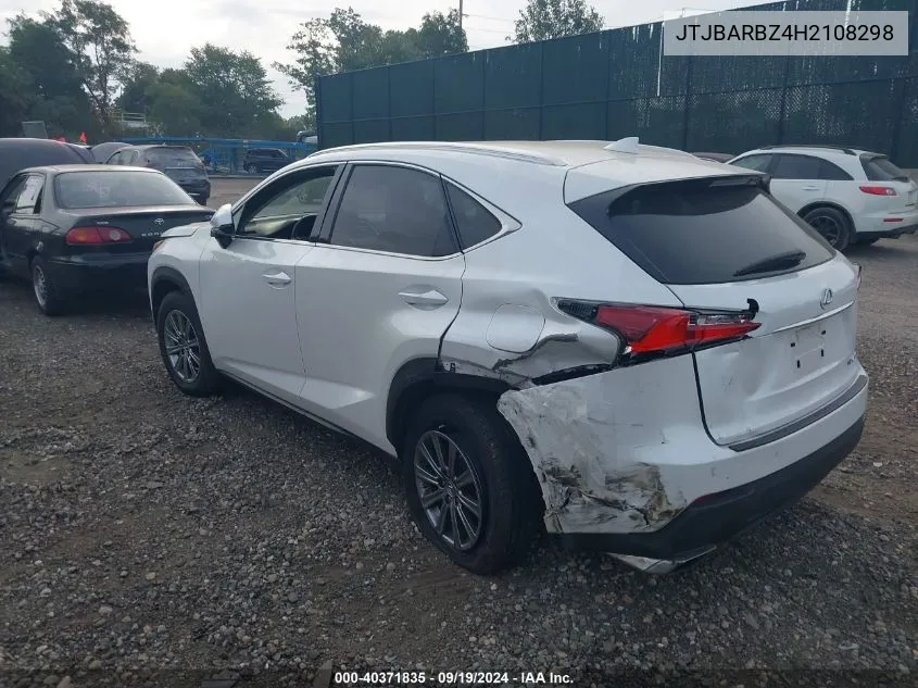 2017 Lexus Nx 200T VIN: JTJBARBZ4H2108298 Lot: 40371835