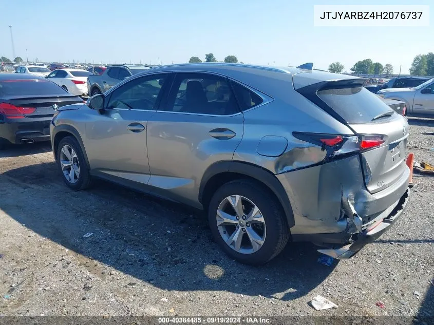 2017 Lexus Nx 200T VIN: JTJYARBZ4H2076737 Lot: 40384485