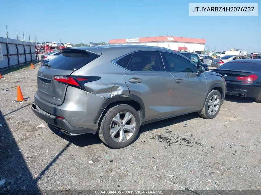 2017 Lexus Nx 200T VIN: JTJYARBZ4H2076737 Lot: 40384485