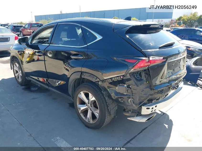 2017 Lexus Nx 200T VIN: JTJYARBZ1H2056249 Lot: 40407783