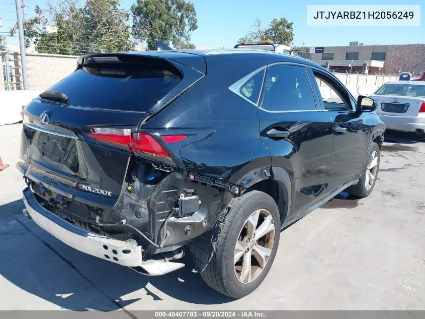 2017 Lexus Nx 200T VIN: JTJYARBZ1H2056249 Lot: 40407783