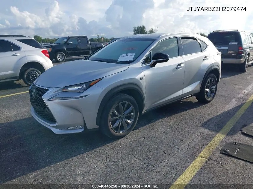 JTJYARBZ2H2079474 2017 Lexus Nx 200T F Sport