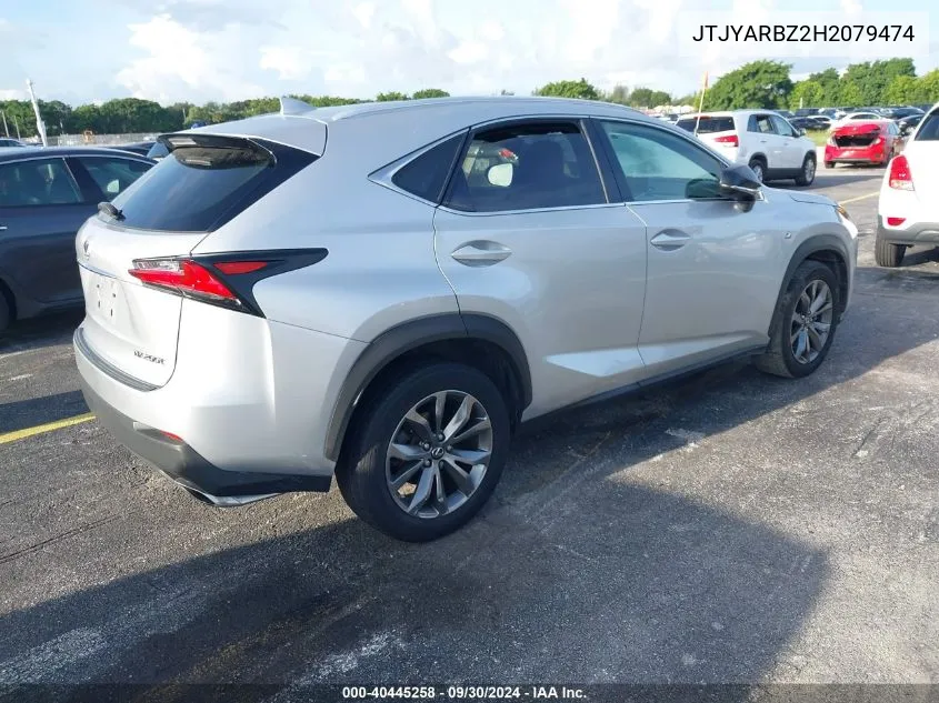 JTJYARBZ2H2079474 2017 Lexus Nx 200T F Sport