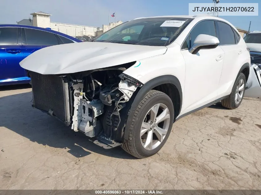 JTJYARBZ1H2070622 2017 Lexus Nx 200T