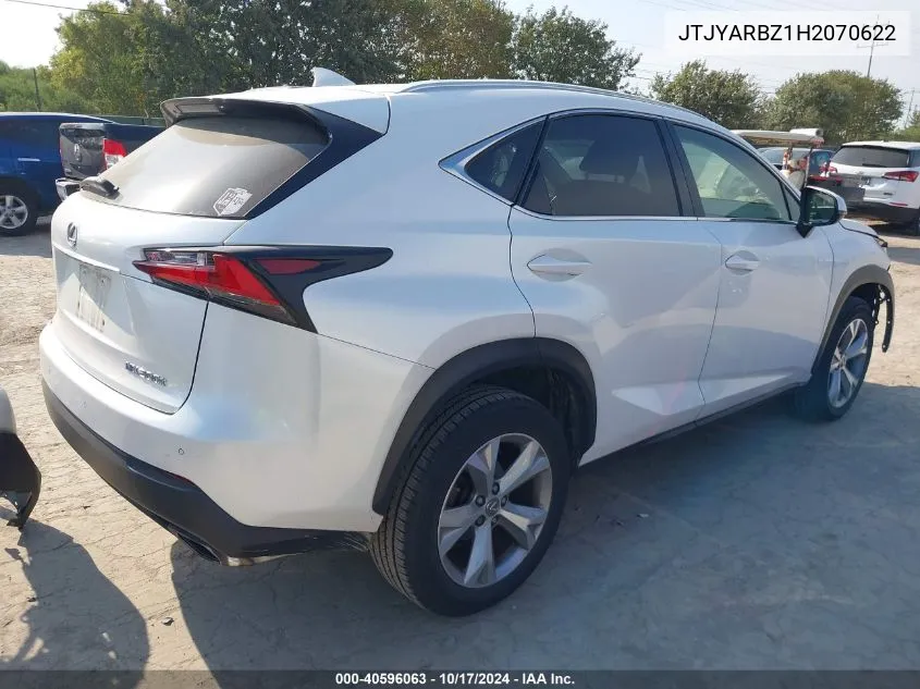 JTJYARBZ1H2070622 2017 Lexus Nx 200T