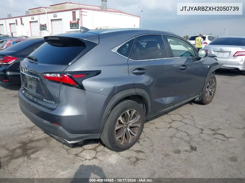 2017 Lexus Nx 200T F Sport VIN: JTJYARBZXH2050739 Lot: 40618585