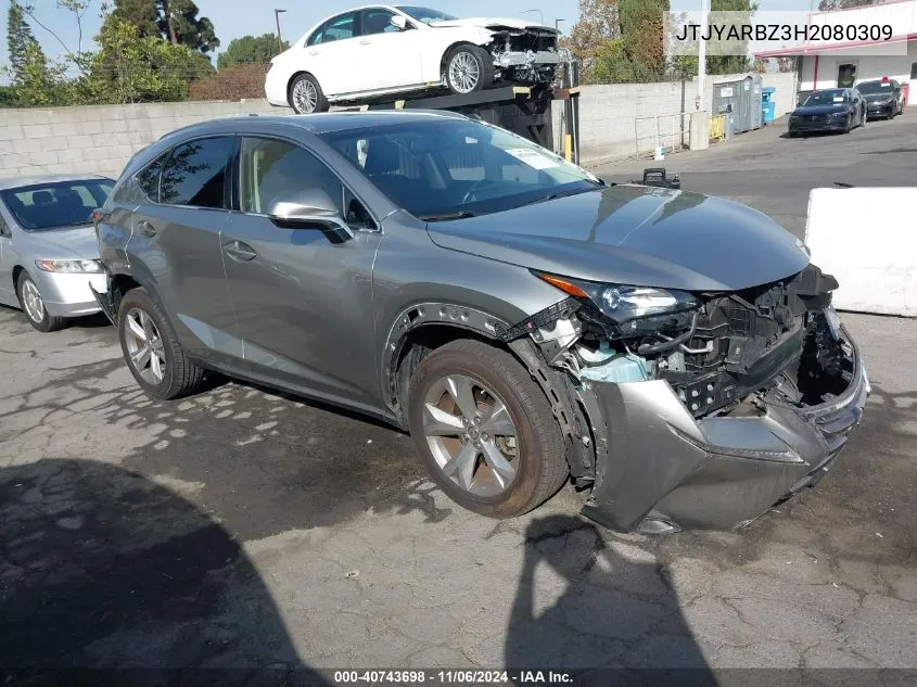 2017 Lexus Nx 200T VIN: JTJYARBZ3H2080309 Lot: 40743698