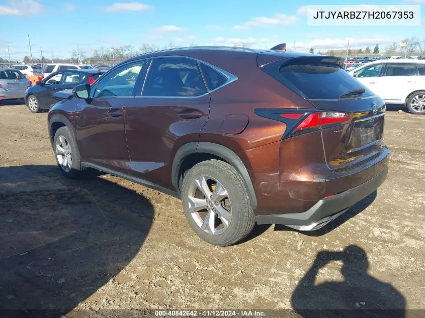 JTJYARBZ7H2067353 2017 Lexus Nx 200T