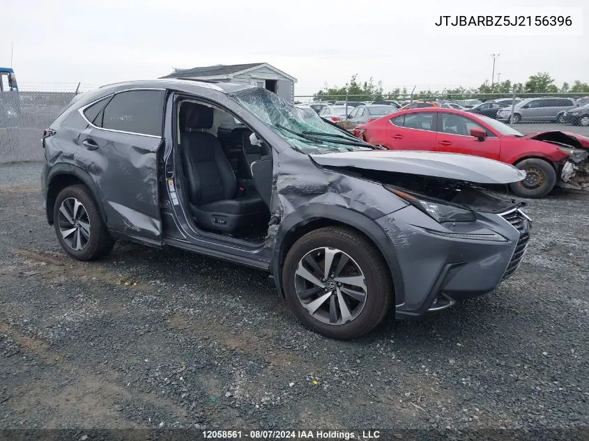 2018 Lexus Nx 300/Base/F Sport VIN: JTJBARBZ5J2156396 Lot: 12058561