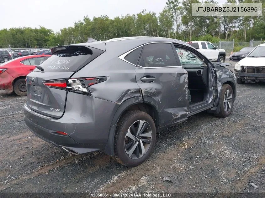 2018 Lexus Nx 300/Base/F Sport VIN: JTJBARBZ5J2156396 Lot: 12058561