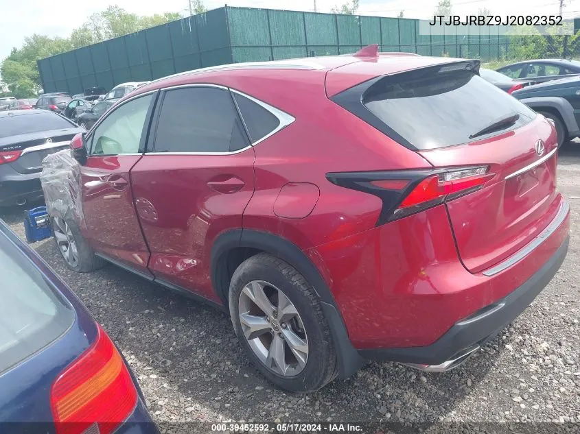 2018 Lexus Nx 300H VIN: JTJBJRBZ9J2082352 Lot: 39452592