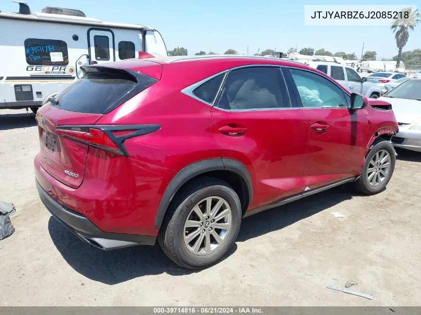 2018 Lexus Nx 300 VIN: JTJYARBZ6J2085218 Lot: 39714816