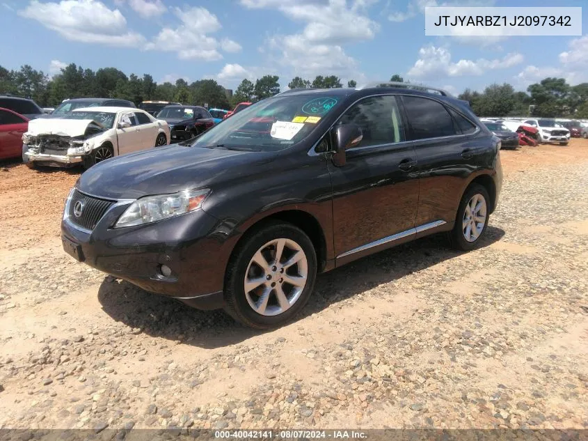 JTJYARBZ1J2097342 2018 Lexus Rx 350