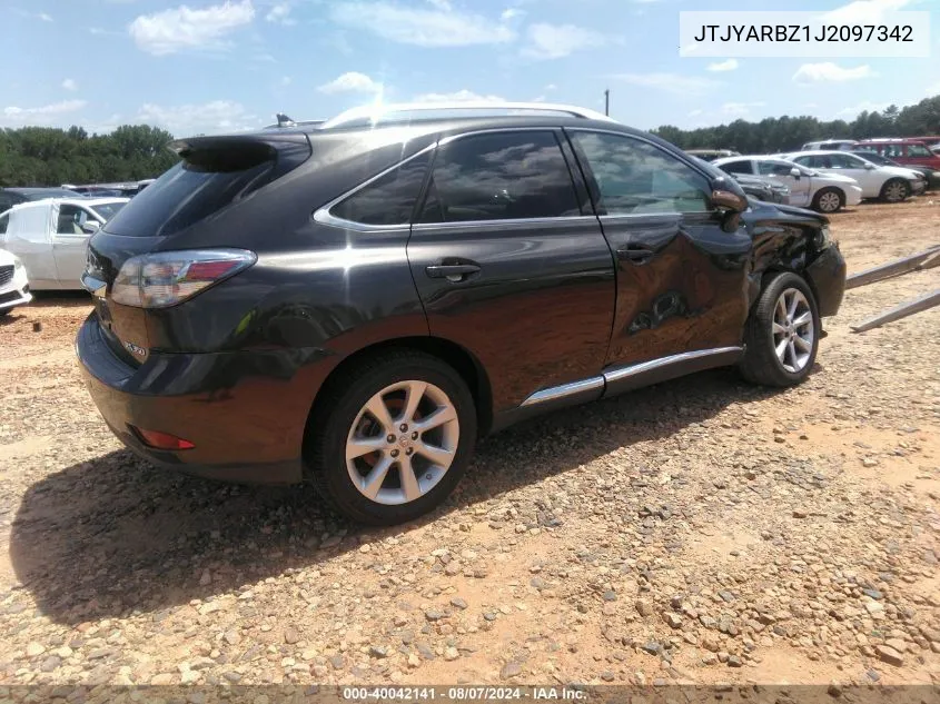 2018 Lexus Rx 350 VIN: JTJYARBZ1J2097342 Lot: 40042141