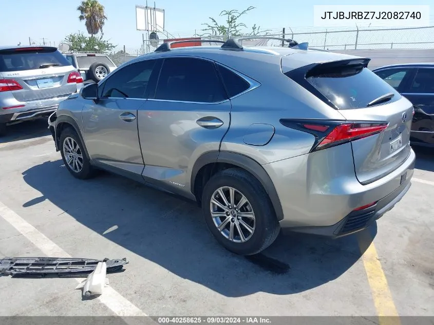 JTJBJRBZ7J2082740 2018 Lexus Nx 300H