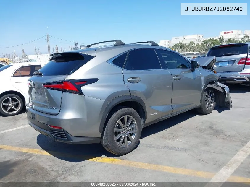 JTJBJRBZ7J2082740 2018 Lexus Nx 300H