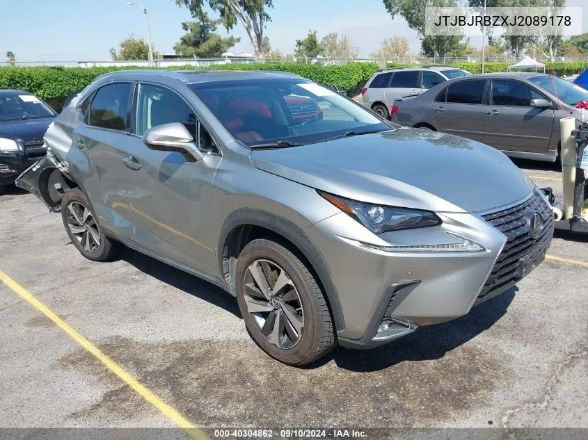 2018 Lexus Nx 300H VIN: JTJBJRBZXJ2089178 Lot: 40304862