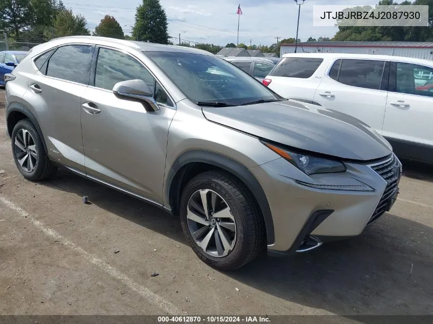 2018 Lexus Nx 300H VIN: JTJBJRBZ4J2087930 Lot: 40612870