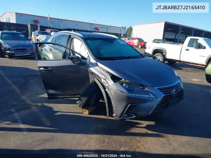 2018 Lexus Nx 300/Base/F Sport VIN: JTJBARBZ7J2165410 Lot: 40620035