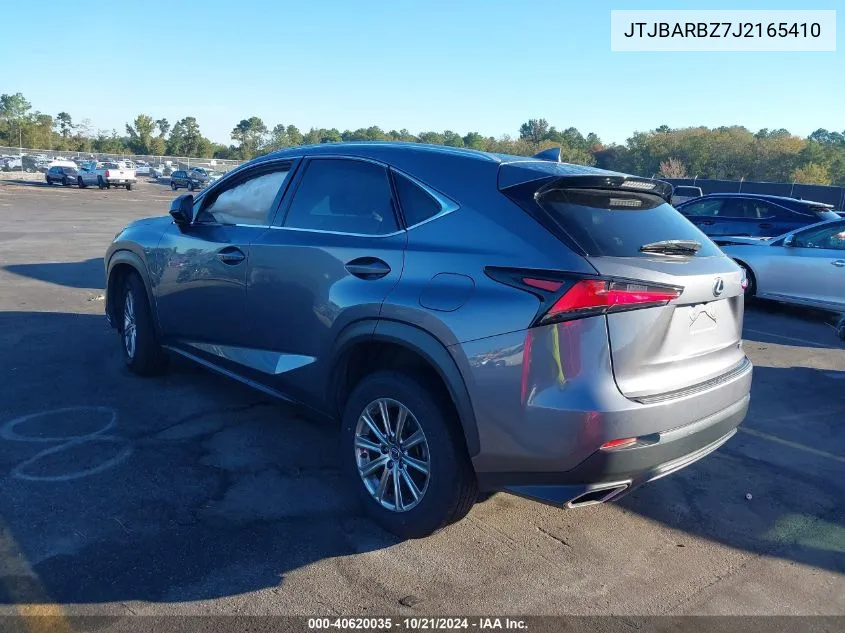 2018 Lexus Nx 300/Base/F Sport VIN: JTJBARBZ7J2165410 Lot: 40620035