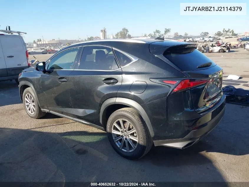 2018 Lexus Nx 300 VIN: JTJYARBZ1J2114379 Lot: 40652632