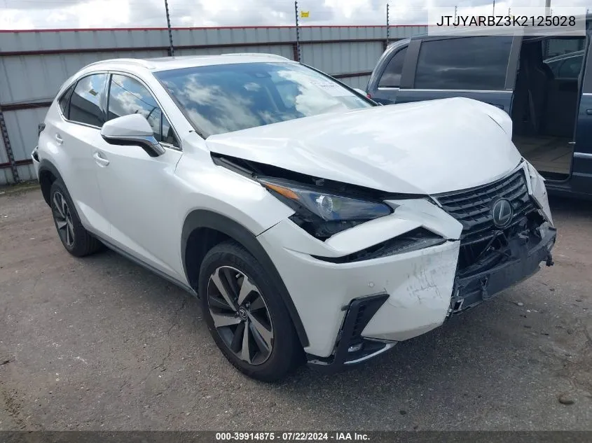 JTJYARBZ3K2125028 2019 Lexus Nx 300