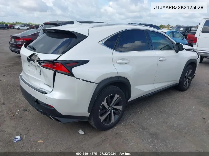 JTJYARBZ3K2125028 2019 Lexus Nx 300