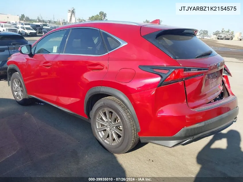 JTJYARBZ1K2154575 2019 Lexus Nx 300