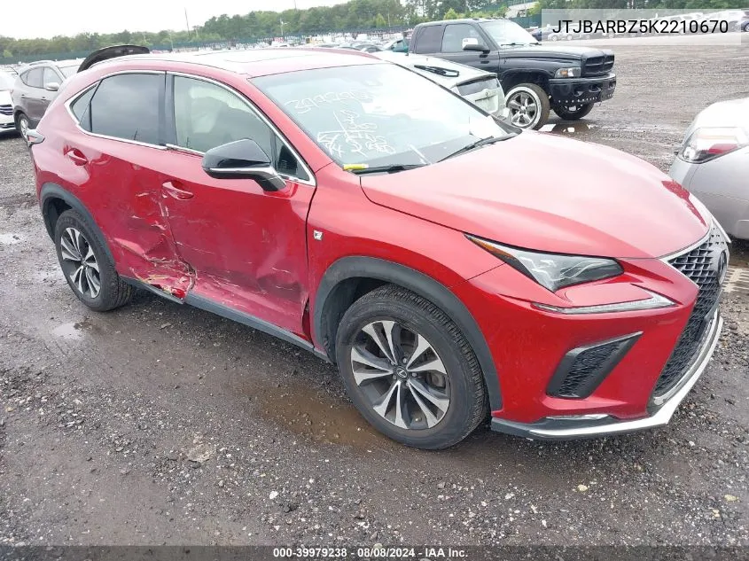 JTJBARBZ5K2210670 2019 Lexus Nx 300 F Sport