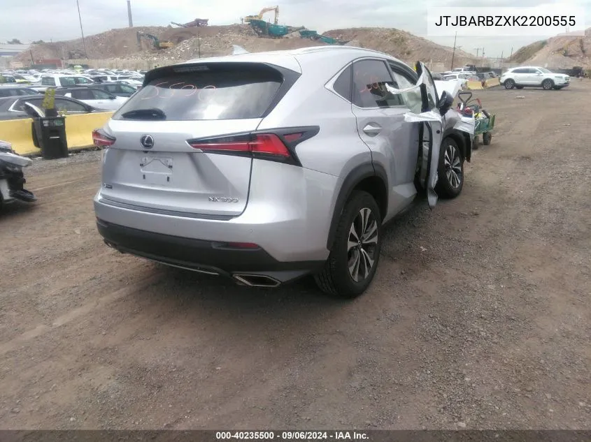 2019 Lexus Nx 300 F Sport VIN: JTJBARBZXK2200555 Lot: 40235500